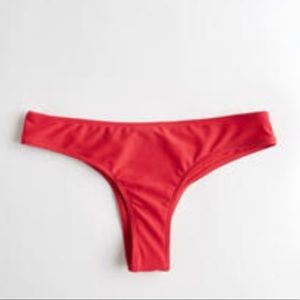 hollister butt scrunch low rise bikini bottom